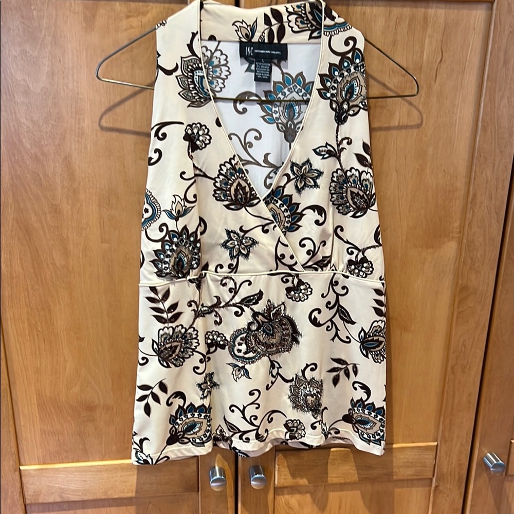 Floral Sleeveless Top
